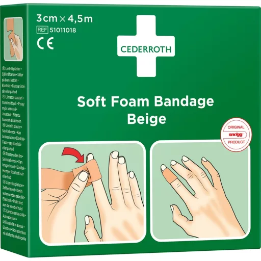 Nordik Cederroth téphető/vágható ragtapasz, 3 cm x 4.5 m, bézs