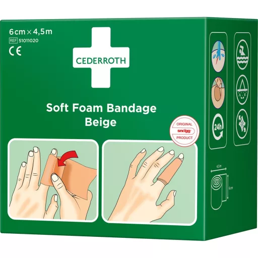 Nordik Cederroth téphető/vágható ragtapasz, 6 cm x 4.5 m, bézs
