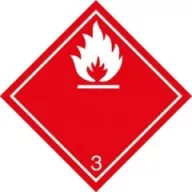   Tábla ADR 003001 250x250 (3 osztályú veszélyes, gyúlékony, folyékony anyagok)