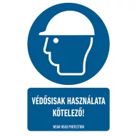 VÉDŐSISAK HASZÁLATA KÖTELEZŐ!, PVC 1 mm, 160x250