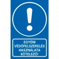   EGYÉNI VÉDŐFELSZERELÉS HASZNÁLATA KÖTELEZŐ!, PVC 1 mm, 160x250