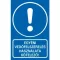 EGYÉNI VÉDŐFELSZERELÉS HASZNÁLATA KÖTELEZŐ!, PVC 1 mm, 160x250