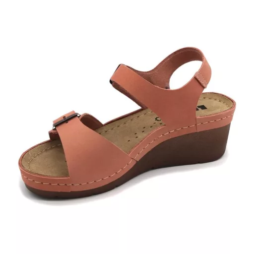 Szandál 1130 LEON Comfort női bőr, barna, 41