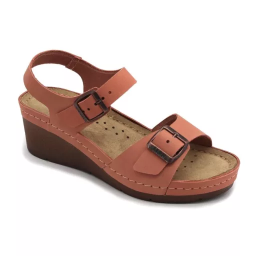Szandál 1130 LEON Comfort női bőr, fekete, 41