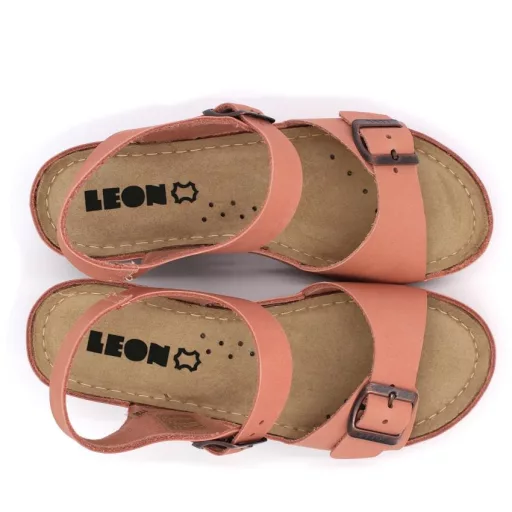Szandál 1130 LEON Comfort női bőr, fekete, 41