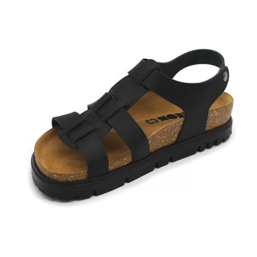 Szandál 6300 LEON Comfort női bőr, arany, 38