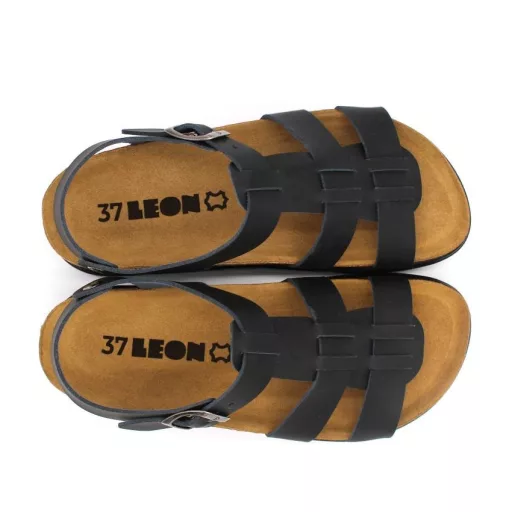 Szandál 6300 LEON Comfort női bőr, arany, 38