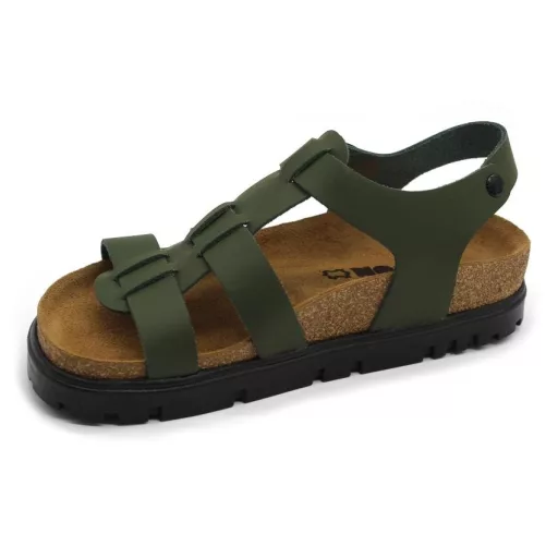 Szandál 6300 LEON Comfort női bőr, arany, 40