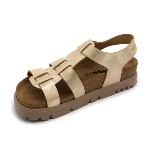 Szandál 6300 LEON Comfort női bőr, arany, 41