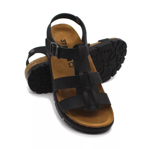 Szandál 6300 LEON Comfort női bőr, zöld, 41