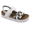 Szandál 6302 LEON Comfort női bőr, fehér, 36