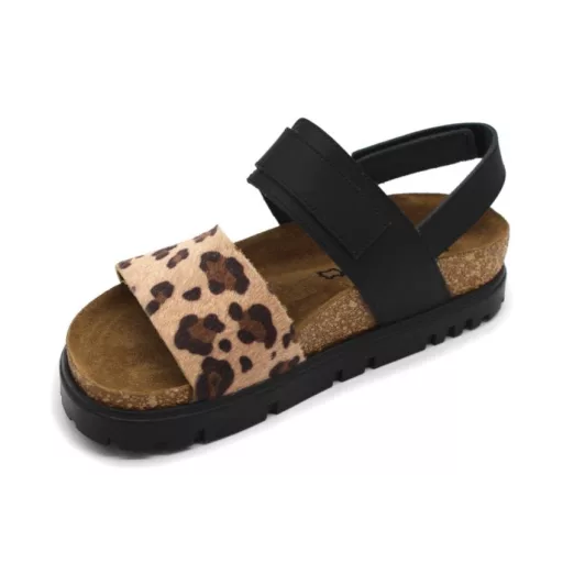 Szandál 6302 LEON Comfort női bőr, fehér, 40