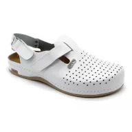 Szandál 701 Leon Comfort férfi bőr, fehér, 41