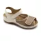 Szandál 934 Leon Comfort női bőr, fekete, 38