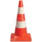 Jelzőbója 75cm magas piros/fehér