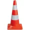 Fényvisszaverő bója 54cm magas (F.CL.1) narancs/fehér fényvisszaverő