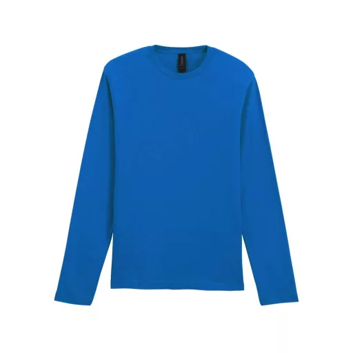 Póló (Gildan Softstyle) férfi hosszú ujjú unisex (100%pamut 153/m2) red, S
