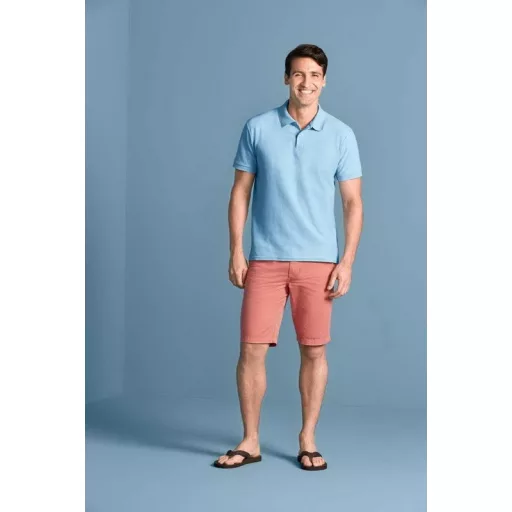 Póló (Gildan Softstyle) galléros férfi férfi (100%pamut 177g/m2) sand, XL