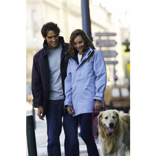 Kabát Kariban bélelt férfi unisex (450g/m2) navy, M