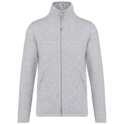 Pulóver Kariban Falco polár férfi cipzáras unisex (300g/m2) kelly green, 2XL