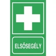 Sorozattábla ELSŐSEGÉLYHELY, utánvilágítós