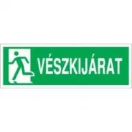 Sorozattábla VÉSZKIJÁRAT (felirat+piktogram)