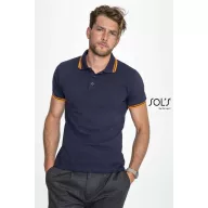 Pólóing Sols Pasadena férfi, lime/white, XL