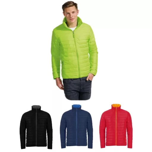 Kabát Sols férfi bélelt férfi (100%nylon 180g/m2) navy, L