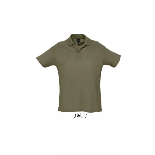 Póló Sols Summer II galléros férfi férfi (100%pamut 170g/m2) aqua, S