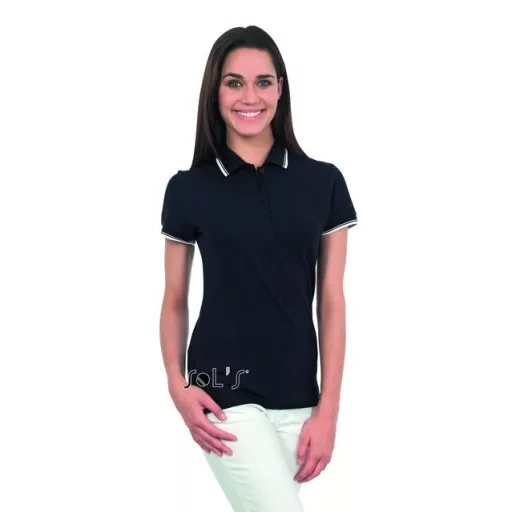 Pólóing Sols Practice női női, white/navy, XL