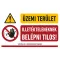 ÜZEMI TERÜLET ILLETÉKTELENEKNEK BELÉPNI TILOS!, PVC 1 mm, 400x250