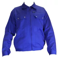 Dzseki kevertszálas cipzáras TOP004, kék, 5XL