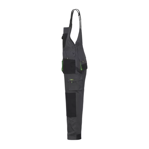 Nadrág kantáros (100%pamut) TOP GREEN 100 BIBPANTS, green, XL