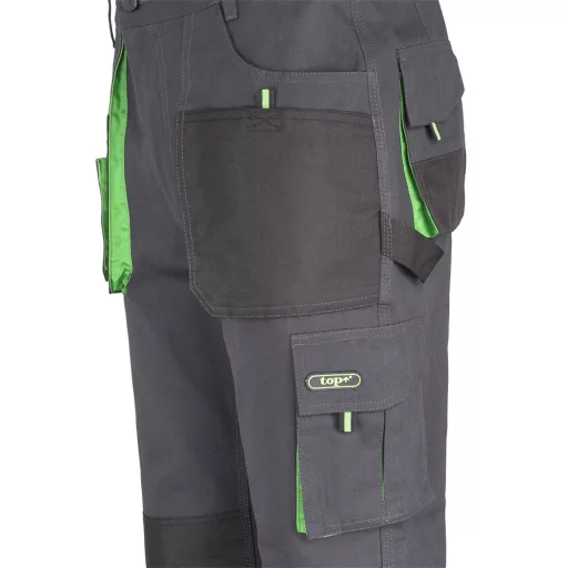 Nadrág derekas (100%pamut) TOP GREEN 100 PANTS, green, 4XL