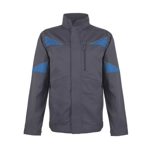 Munkakabát állítható mandzsetta/derék (65%poliészter) TOP NOVA, királykék, 4XL