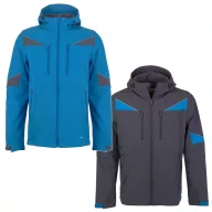  Munkakabát Softshell vízálló (94%poliészter 6%elasztán) TOP NOVA, kék, L