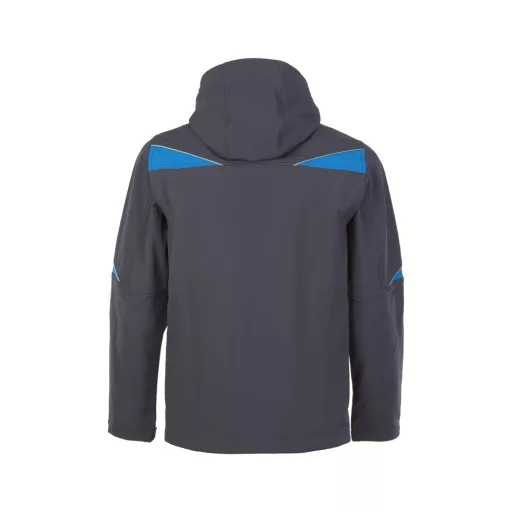 Munkakabát Softshell vízálló (94%poliészter 6%elasztán) TOP NOVA, szürke, S