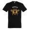 Póló (méhecske mintával Worker) kereknyakú TOP, deep black, 4XL