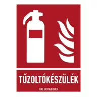 TŰZOLTÓKÉSZÜLÉK, vinil öntapadó, 150x200