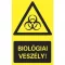 Sorozattábla, BIOLÓGIAI VESZÉLY, PVC