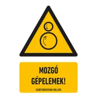 MOZGÓ GÉPELEMEK!, PVC 1 mm, 160x250