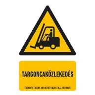TARGONCAKÖZLEKEDÉS, vinil öntapadó, 160x250