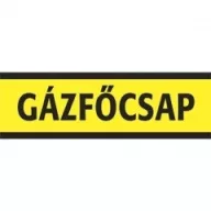 Sorozattábla, "Gázfőcsap", PVC, 250x80
