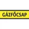 Sorozattábla, "Gázfőcsap", PVC, 250x80