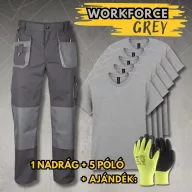 WorkForce munkaruha szett - Szürke